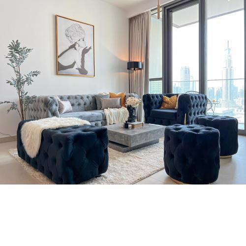 Stylish 2 Bedroom Dior-Inspired Apartment Connected to Dubai Mall