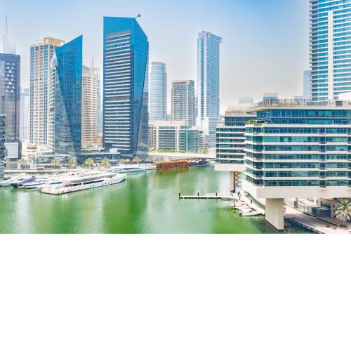 Stylish Marina View 1BR Bay Central Marina - MRNA