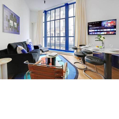 Stylish parisian Loft 6P1BR - City Center Sentier
