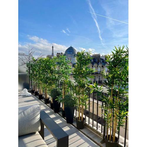 SUBLIME APPARTEMENT TERRASSE VUE TOUR EIFFEL & ARC DE TRIOMPHE Paris 16e