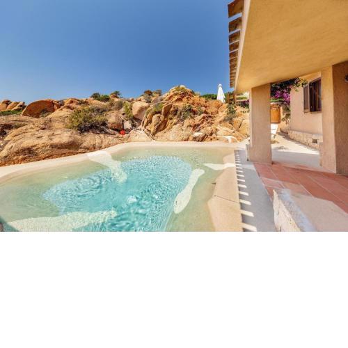 Suite mit natürlichem Hydromassage-Pool und Meerblick