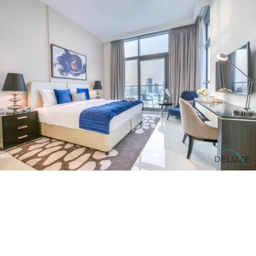 Sunlit Studio at Golf Promenade 2A DAMAC Hills By Deluxe Holiday Homes