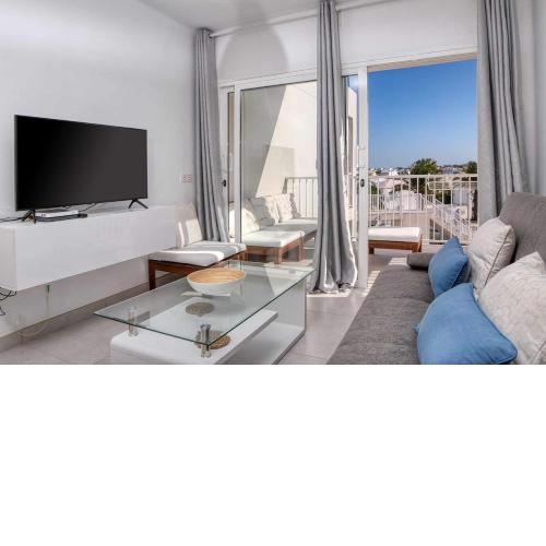 Sunset view modern private poolside apartment