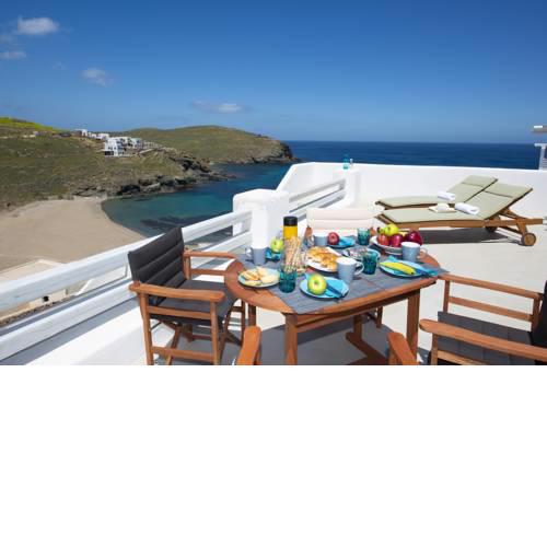 Superior Beachfront Apartment 2 with view to the Aegean Sea