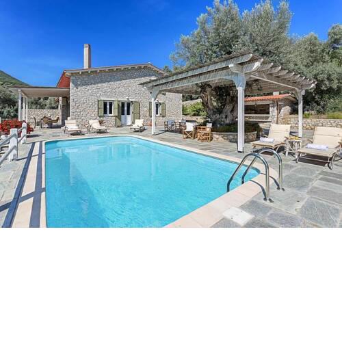 Syvota Villa Sleeps 8 with Pool Air Con and WiFi