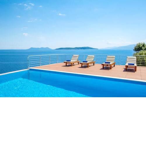 Syvota Villa Sleeps 9 with Pool Air Con and WiFi