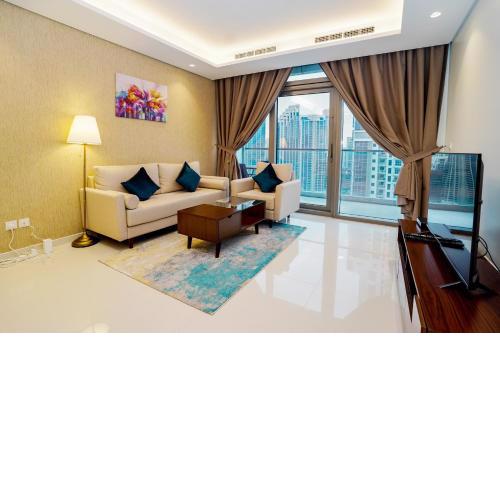 Tanin - Chic Apt With Infinity Pool and Burj Khalifa View