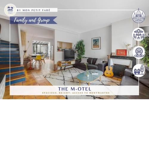 The M-Otel - Spacious & Charming- 5 min Montmartre
