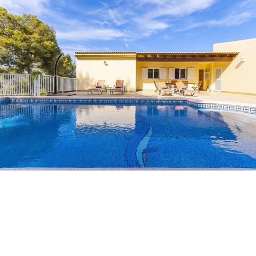 The Villa located in Cala Vinyes, has a private pool