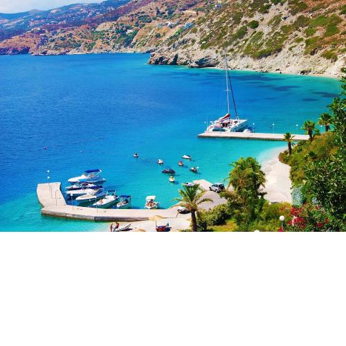 Theseus sea side studio with private beach!