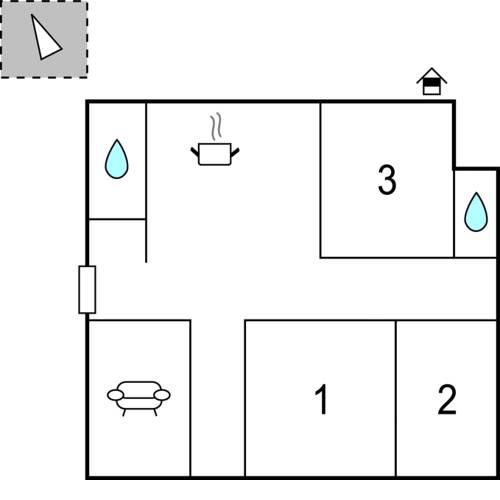 Three-Bedroom Apartment in Cesarica