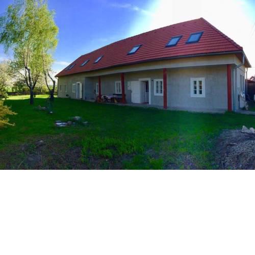 Traditional country house with a big garden