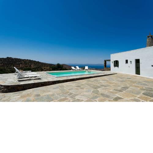 Traditional cycladic stone villa in Kea