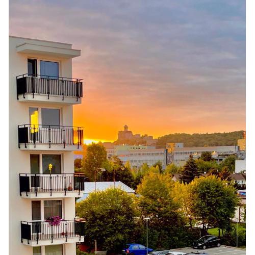 Trencin castle view apartment