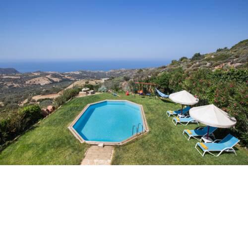 Triopetra Villas - Stone made buildings with spectacular views
