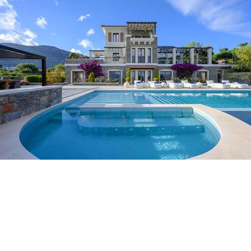 Tsifliki Villa Sleeps 10 with Pool and Air Con