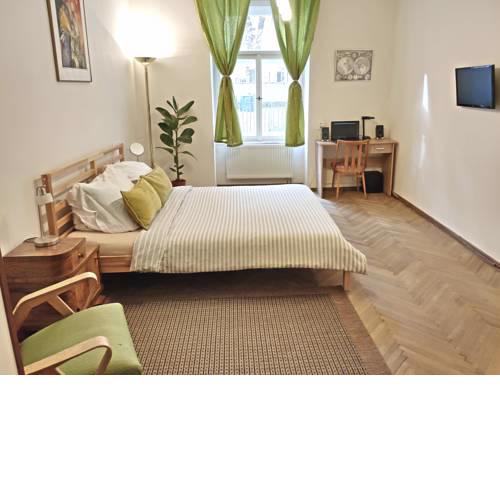 Two Apartments, same building&floor in City Center, Vinohrady Zizkov