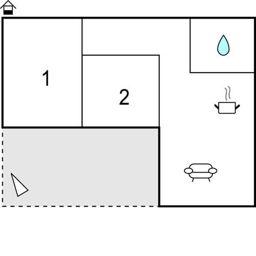 Two-Bedroom Apartment in Secovlje