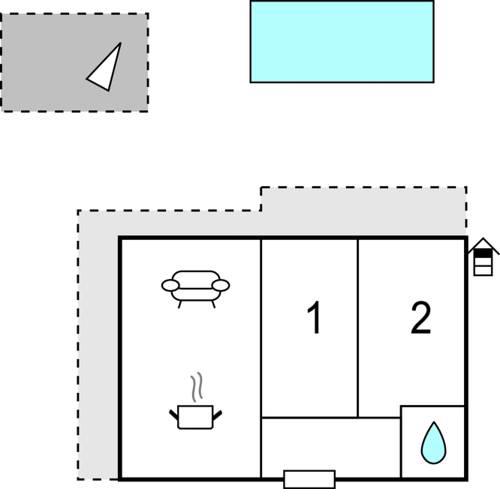 Two-Bedroom Apartment in Ulcini