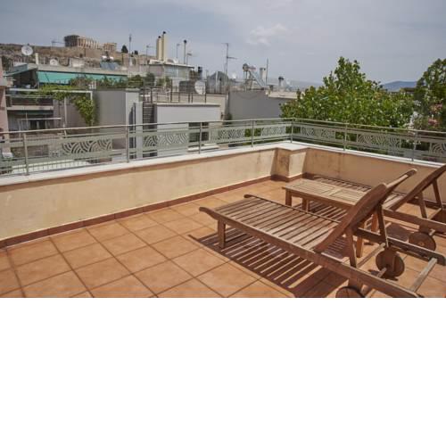Two rooms + private bath+terrace-Top Acropolis Location