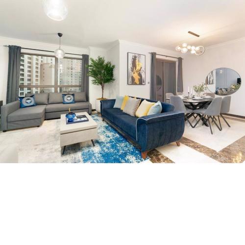 Ultimate Stay / 3 Beds / Sea, JBR Beach and Ain Dubai Views / High Floor