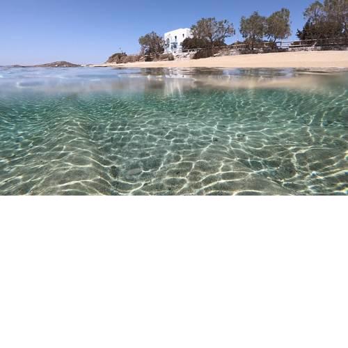 Unique Beachfront Cycladic Villa @ Agios Prokopios