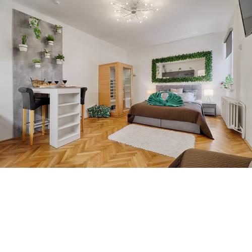 Unique studio with sauna in the centre