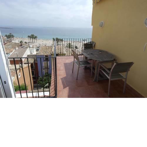 VD2A, Gran apartamento con vistas al mar sobre la muralla de Villajoyosa (VD2A)