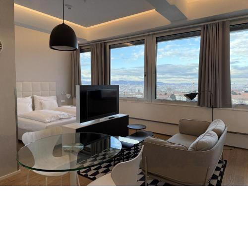 Vienna Skyline View Luxury Loft Near City Center