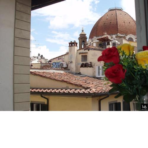 View of the Medici Chapels- center