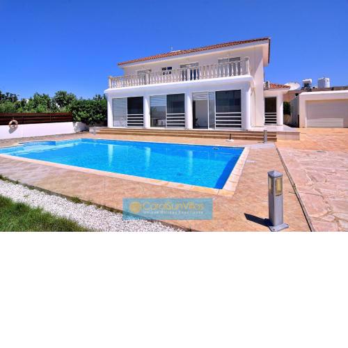 Villa 200m To The Coral Bay Strip, Large Pool