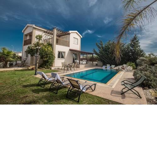 Villa Aspro Dyo - Lovely 3 Bedroom Ayia Thekla Villa with Private Pool and Sea Views