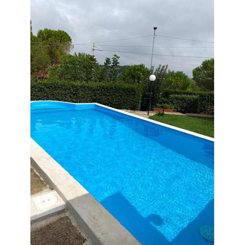 villa con piscina