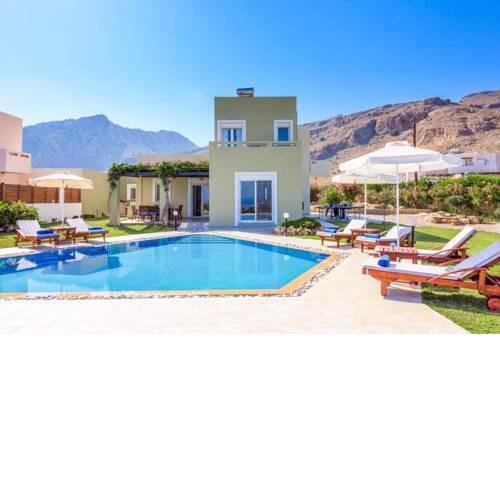 Villa in Lindos Sleeps 8 with Pool Air Con and WiFi