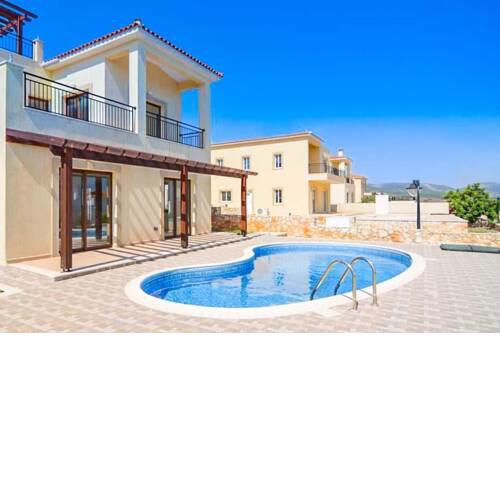 Villa in Neo Chorio Sleeps 6 includes Swimming pool Air Con and WiFi