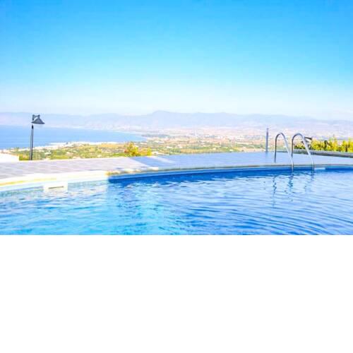 Villa in Neo Chorio Sleeps 6 with Pool Air Con and WiFi