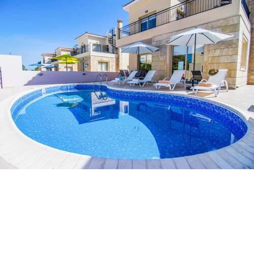 Villa in Polis Sleeps 6 with Pool Air Con and WiFi