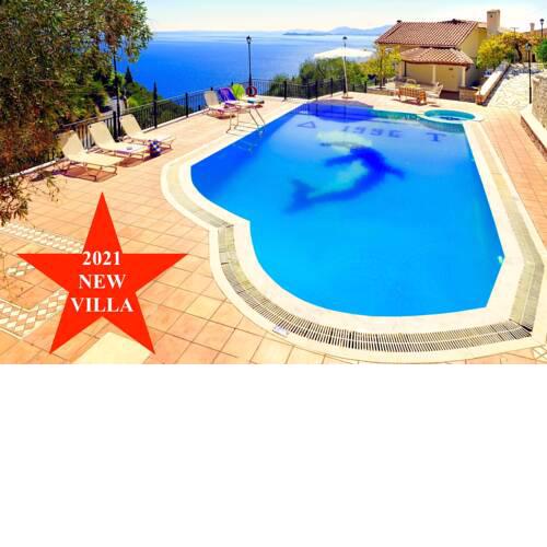 Villa Kaminaki Panorama with private pool