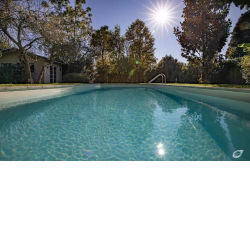 Villa Liberty 1927 with heated pool in the park
