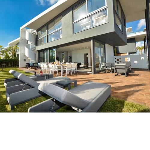 Villa Limni Dyo - Luxurious Contemporary 3 Bedroom Villa with Sea Views and Hot Tub