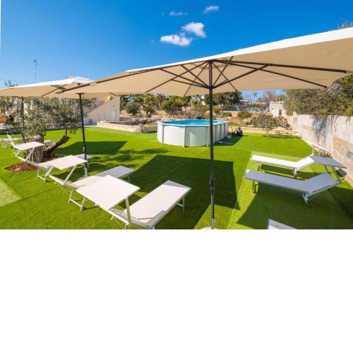 Villa Lusia con Piscina e Giardino - Pescoluse