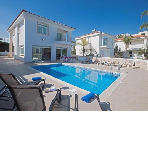 Villa Mesogi Seafront Stunning 4BDR Fontline Protaras Villa