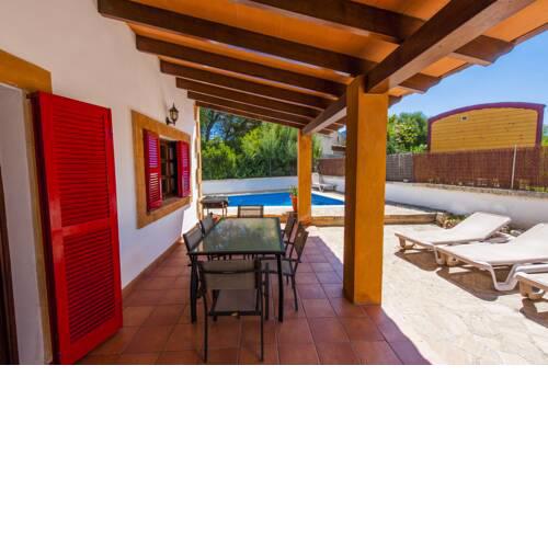 Villa near the beach with private pool near Colonia de Sant Pere