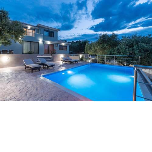 Villa Paliovigla see view swimming pool