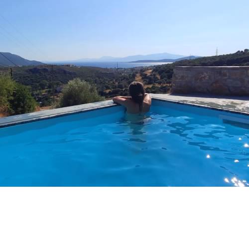 Villa Rokanes Glass Stone with Pool