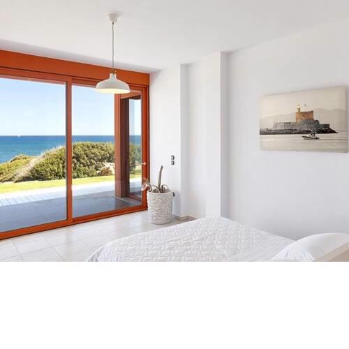 Villa Seven-Seafront in Rhodes Private Villa with Pool Lachania