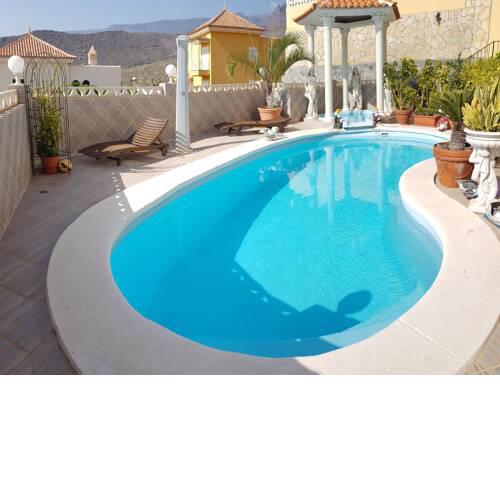 Villa vacacional con vistas al mar