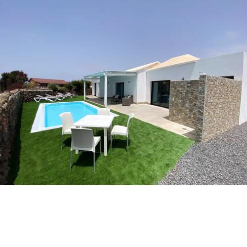 Villa with 2 bedrooms in El Roque El Cotillo with wonderful sea view private pool furnished terrace