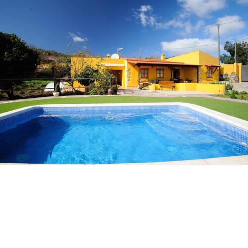 Villa with 2 bedrooms in Las Rosas with wonderful sea view private pool enclosed garden 10 km from the beach