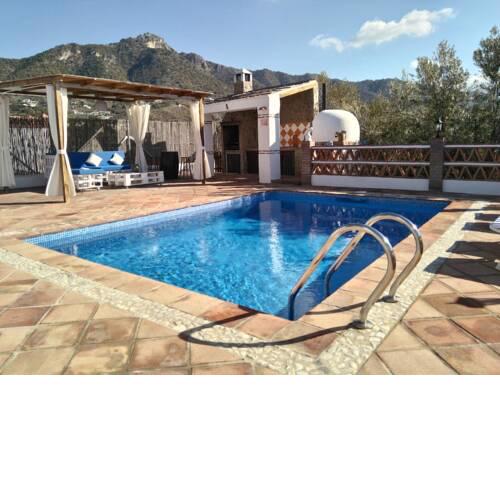 Villa with 2 bedrooms in Malaga with wonderful mountain view private pool terrace